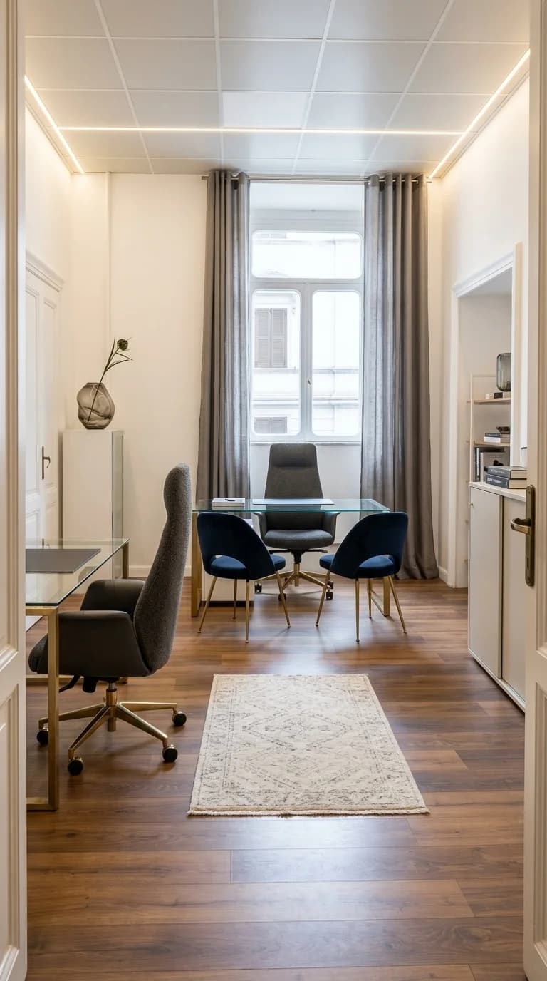 Ufficio arredato presentato sul sito Roma Office Sharing