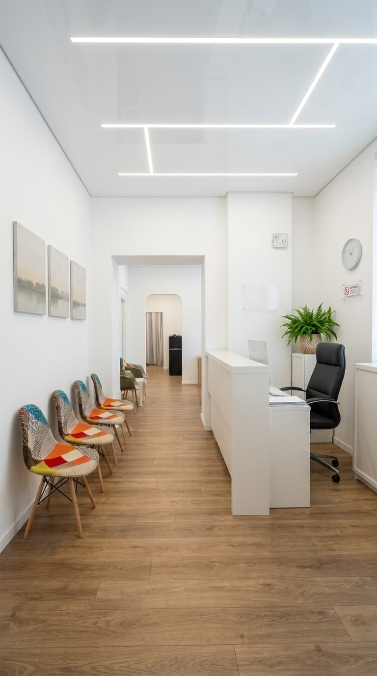 Ufficio arredato moderno e luminoso